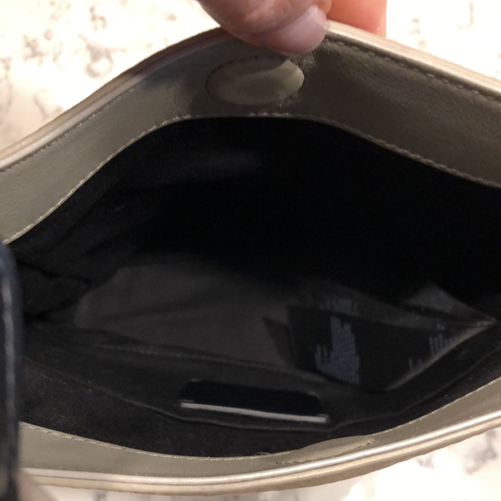 ALL SAINTS Cooper Mini nubuck crossbody tote EUC - Picture 14 of 15